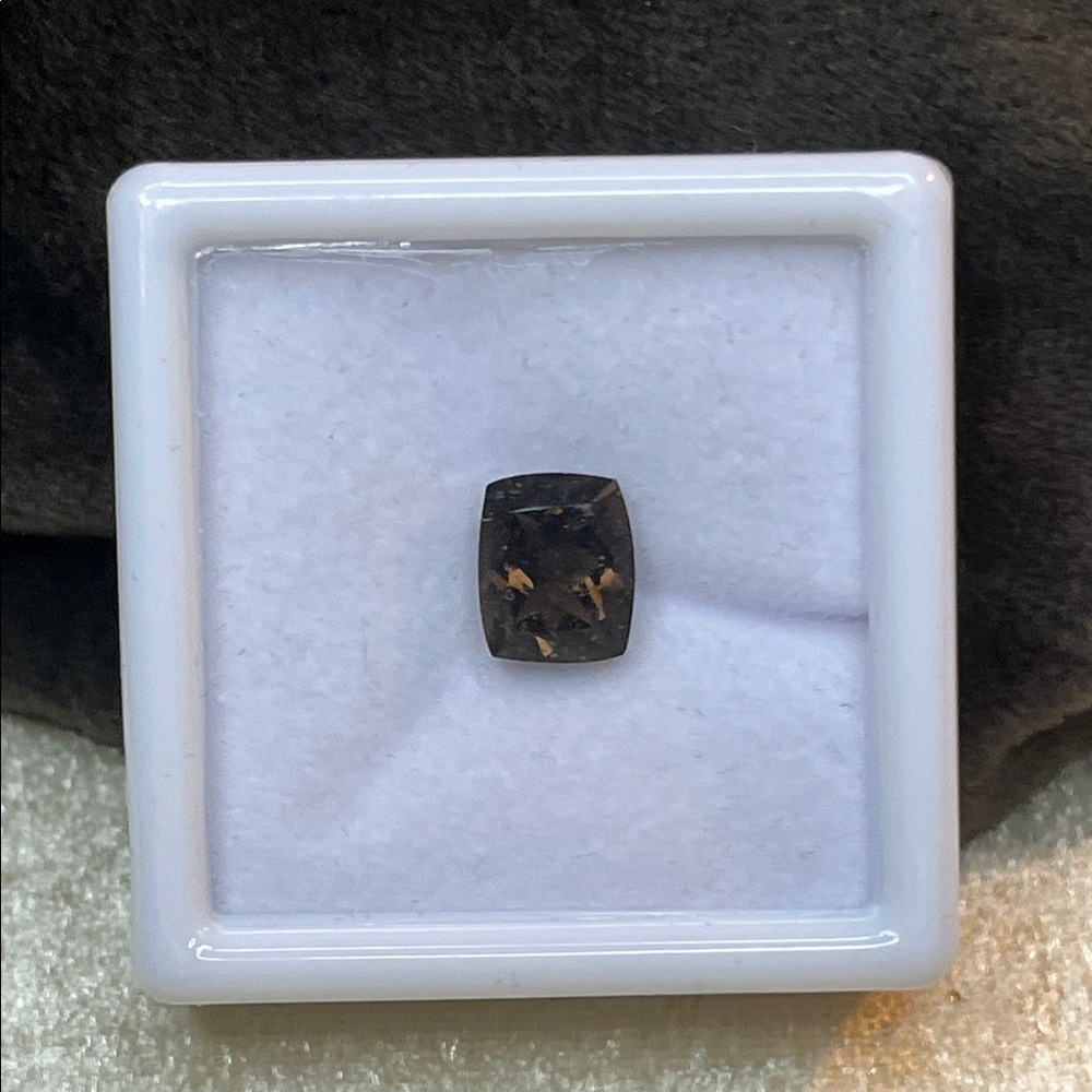 Cushion Cut Smokey Quartz Loose gemstone. 10x8